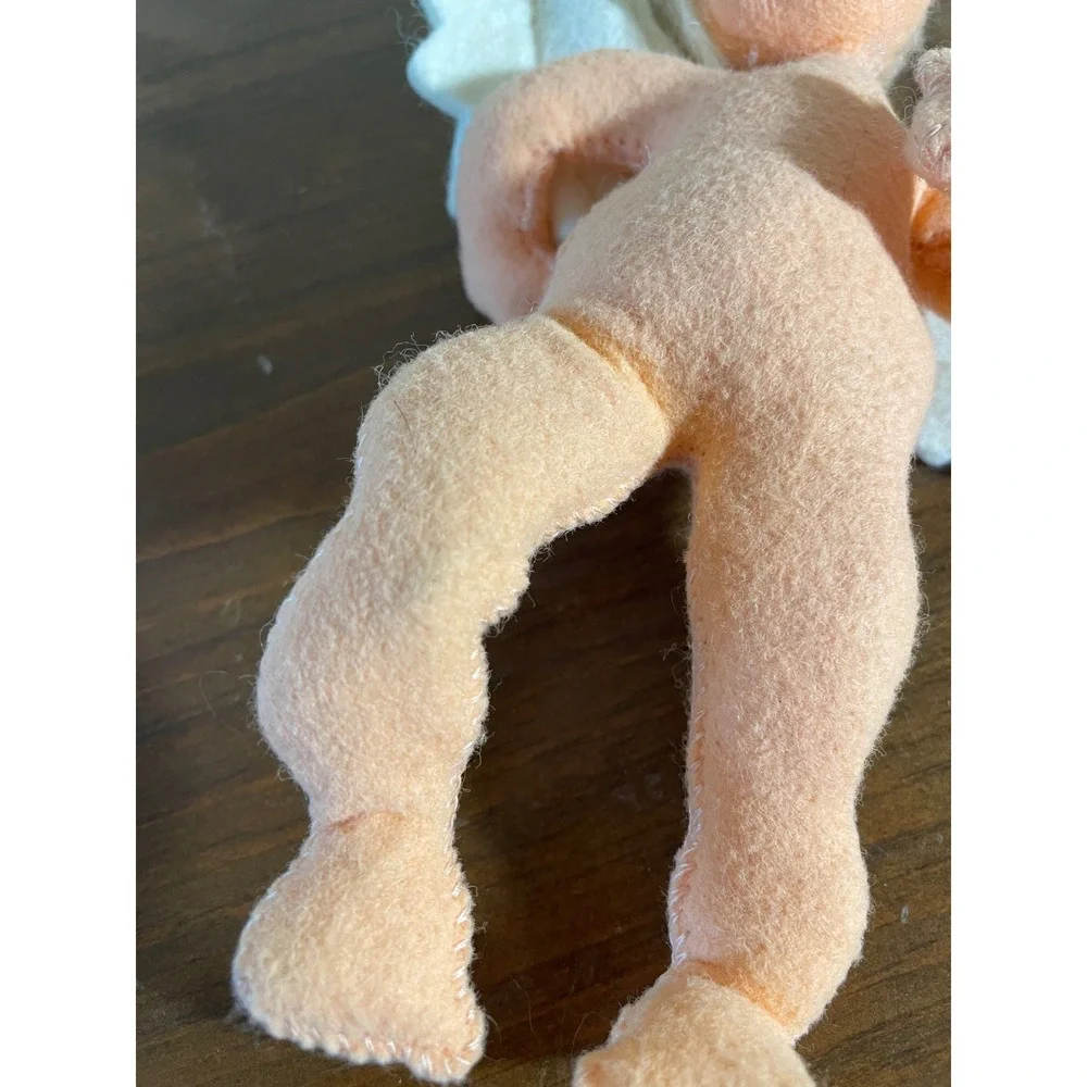 Vintage Annalee Mobilitee Angel Doll 8 Inch Felt Christmas Winged Figure